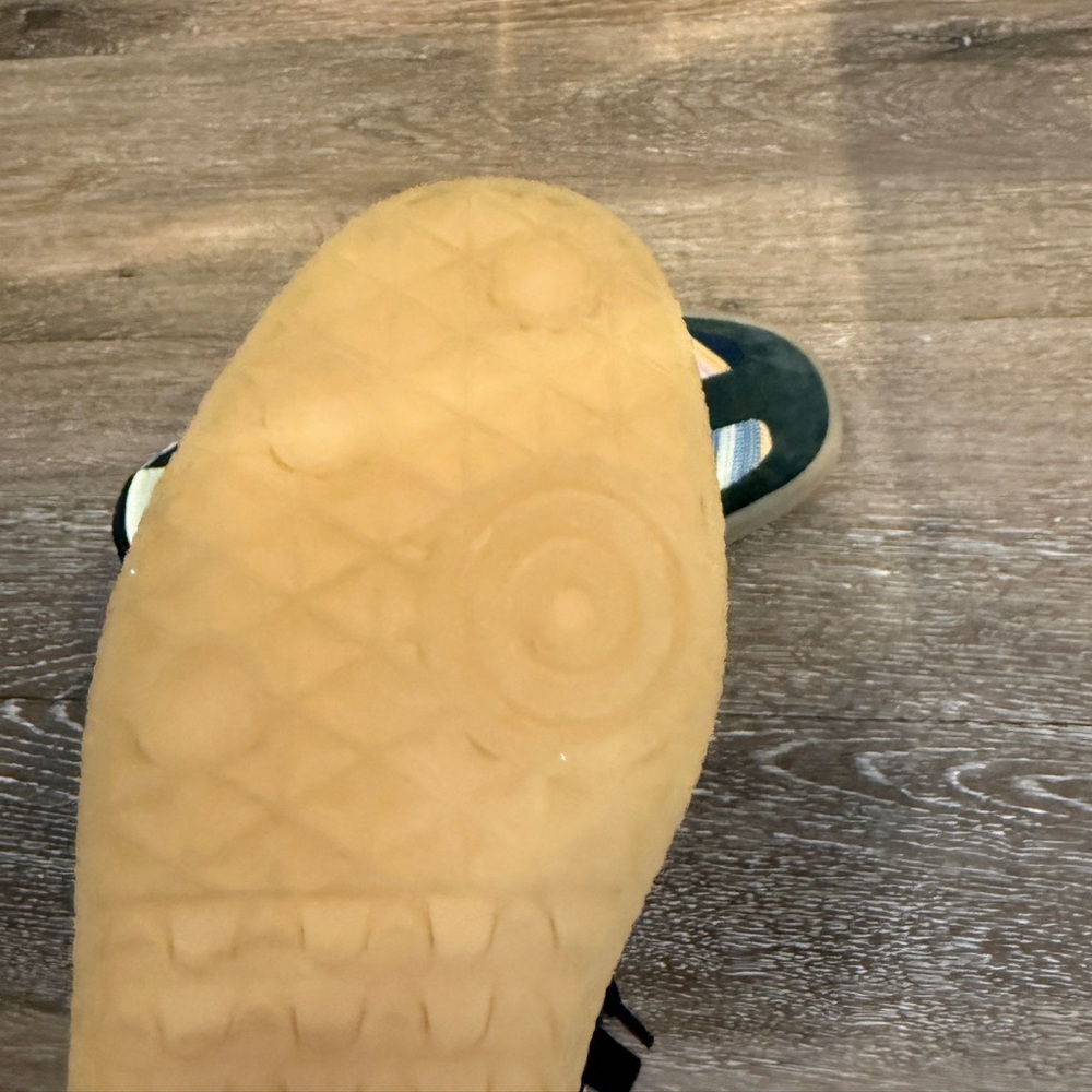 Adidas x Kesenia Schnaider Sambae Black Multicolor Gum Striped Casual Sneakers - Picture 5 of 6